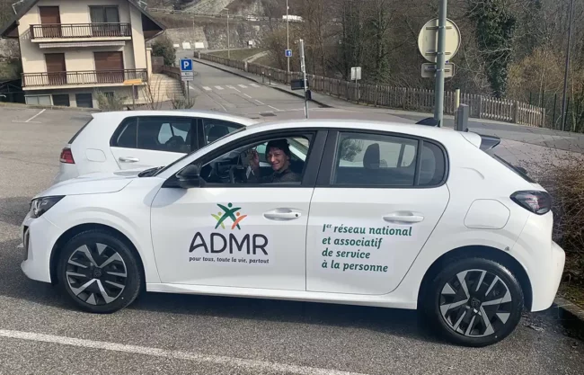 Véhicule ADMR Alby pour les interventions à domicile